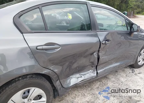 2013 Honda Civic Lx из США, поврежденный, VIN 19XFB2E50DE005510